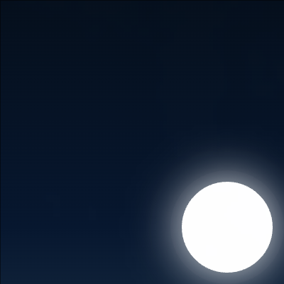 #10 full moon in cloudy sky